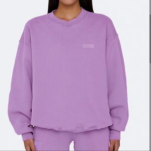 SET ACTIVE Crewneck Sweatshirt in COSMO (purple) size L, NWT